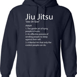 Jiu Jitsu - Brazilian Jiu Jitsu - Bjj Hoodie - Navy