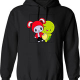 Jive Turkey Vintage Thanksgiving (1) Hoodie - Retro Graphic Cosy Pullover - Black