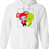 Jive Turkey Vintage Thanksgiving (1) Hoodie - Retro Graphic Cosy Pullover - White