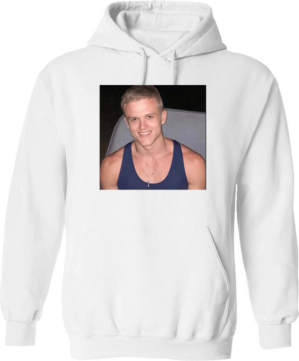 Joe Bartolozzi Meme Graphic Pullover Hoodie - White