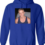 Joe Bartolozzi Meme Graphic Pullover Hoodie - Blue