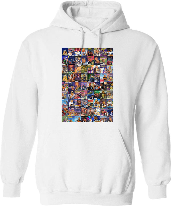 Jock Vintage Hoodie - Retro Graphic Cosy Pullover - White
