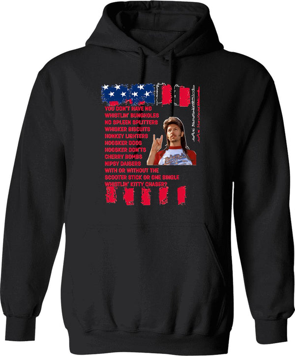 Joe Dirt 4th Of July Merica Hoodie - Black