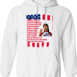 Joe Dirt 4th Of July Merica Hoodie - White