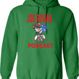 Joe Rogan Podcast Sonic Graphic Pullover Hoodie - Green
