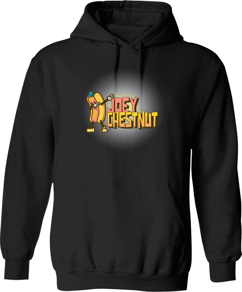 Joey Chestnut A True Hero Artwork Hoodie - Black