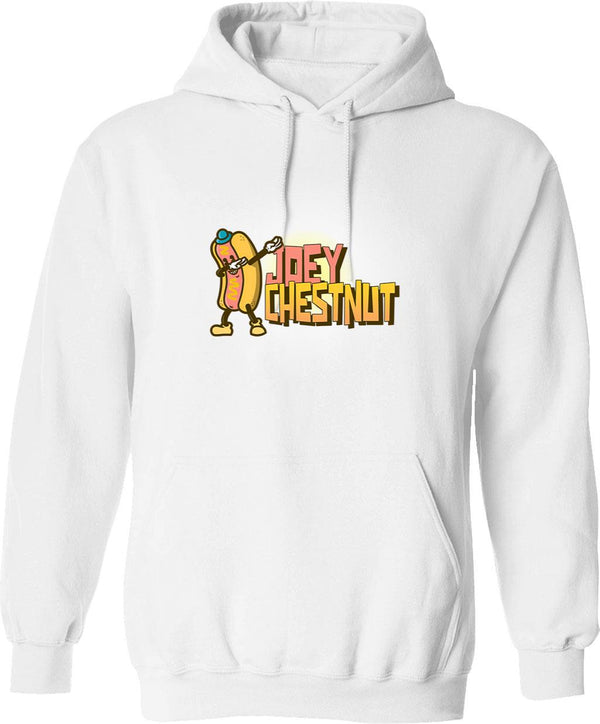 Joey Chestnut A True Hero Artwork Hoodie - White