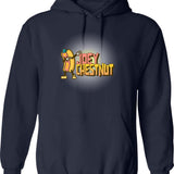 Joey Chestnut A True Hero Artwork Hoodie - Navy