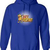 Joey Chestnut A True Hero Artwork Hoodie - Blue