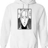 Johan Liebert - Monster Manga Graphic Pullover Hoodie - White