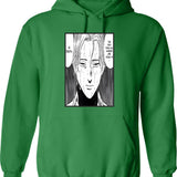 Johan Liebert - Monster Manga Graphic Pullover Hoodie - Green