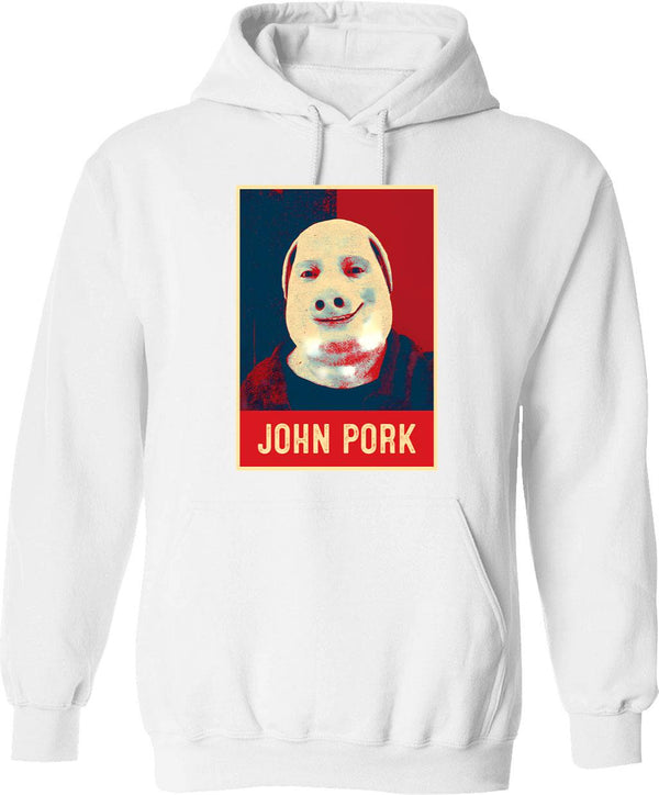 John Daly Rip It Sip It Golf Hoodie - White