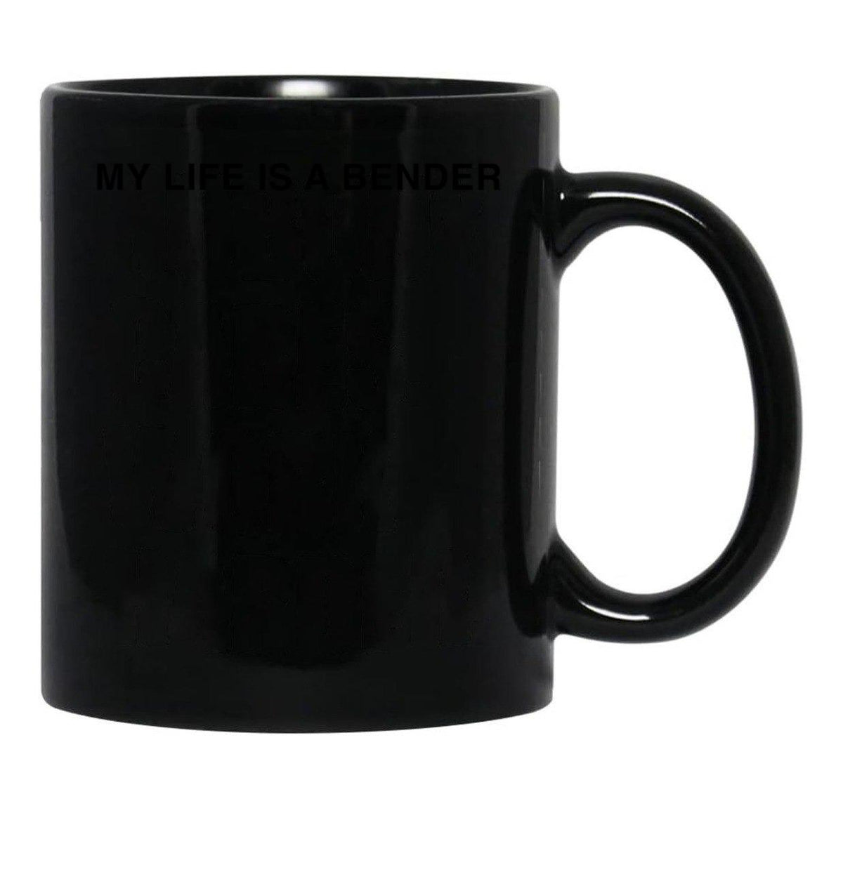 John Summit My Life is A Bender Black Coffee Mug, Gift Coffee Mug - Black