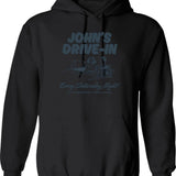 John Pork Vintage Retro Design (1) Hoodie - Black