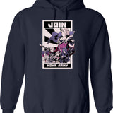 Johnny Likes Skinny Girls But He Never Turns Down A Fattie Hoodie - Navy