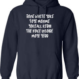 Jone Waste Yore Toye Monme Yorall Rediii Hoodie - Navy