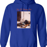 Jousting Funny Trombone For Trombonists Hoodie - Sarcastic Humor Graphic Hoodie - Blue