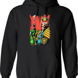 Joy Of Missing Out Hoodie - Retro Graphic Pullover Hoodie for Men & Women - Black