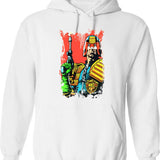 Joy Of Missing Out Hoodie - Retro Graphic Pullover Hoodie for Men & Women - White