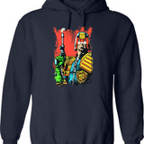 Joy Of Missing Out Hoodie - Retro Graphic Pullover Hoodie for Men & Women - Navy