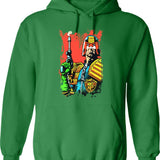 Joy Of Missing Out Hoodie - Retro Graphic Pullover Hoodie for Men & Women - Green