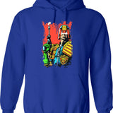 Joy Of Missing Out Hoodie - Retro Graphic Pullover Hoodie for Men & Women - Blue