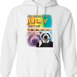 Judge Dredd Comic Funny Gift Essential . Hoodie - White