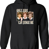 Judo Hoodie - Retro Graphic Pullover Hoodie for Men & Women - Black