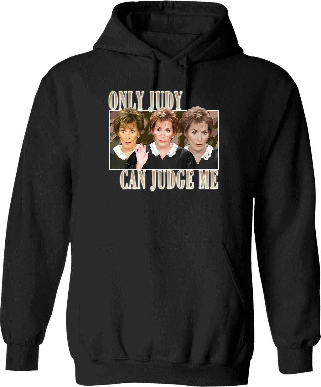 Judo Hoodie - Retro Graphic Pullover Hoodie for Men & Women - Black