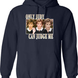 Judo Hoodie - Retro Graphic Pullover Hoodie for Men & Women - Navy