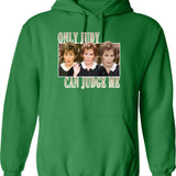 Judo Hoodie - Retro Graphic Pullover Hoodie for Men & Women - Green