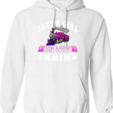 Just A Girl Who Loves Tapir Vintage Hoodie - White