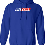 Just Call Me Old Fashioned Hoodie - Retro Graphic Pullover Hoodie for Men & Women - Blue