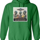 Just Chill Trending Stuff For Destressed People Hoodie - Green