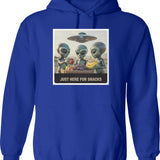 Just Chill Trending Stuff For Destressed People Hoodie - Blue