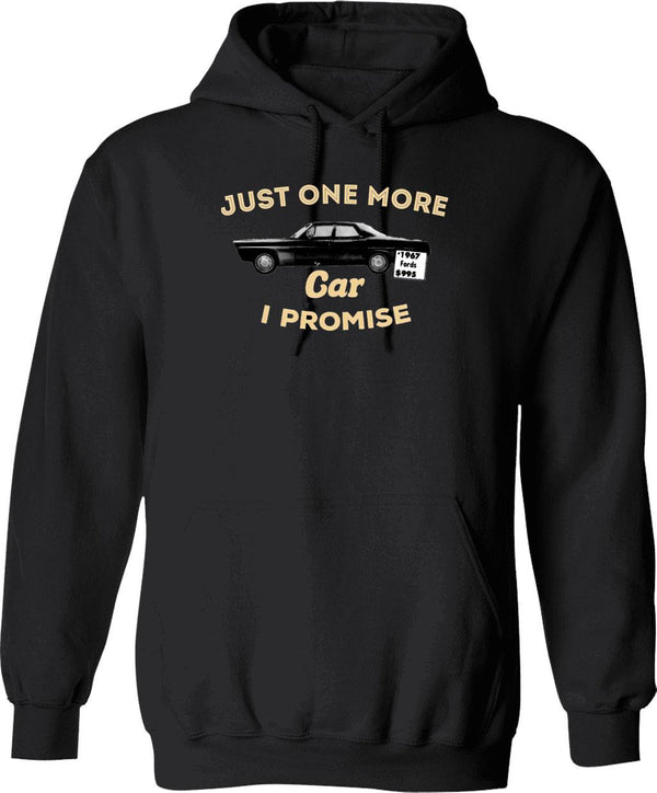 Just One More Car I Promise Hoodie - Black