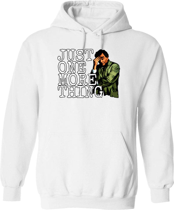 Just One More Page Hoodie - Retro Graphic Pullover Hoodie for Men & Women - White