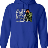 Just One More Page Hoodie - Retro Graphic Pullover Hoodie for Men & Women - Blue