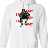 Just One More Thing Hoodie - Retro Graphic Pullover Hoodie for Men & Women - White