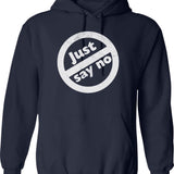 Just S.t.a.y Here Kid Findyourthing Essential Hoodie - Navy