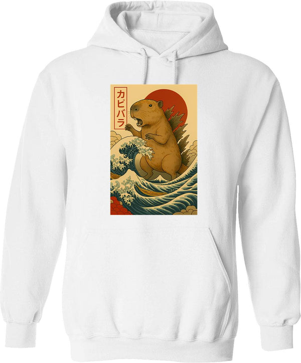 Just Say No Hoodie - Retro Graphic Pullover Hoodie for Men & Women - White