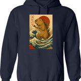 Just Say No Hoodie - Retro Graphic Pullover Hoodie for Men & Women - Navy