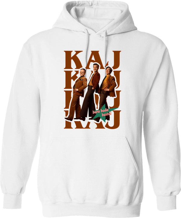 Kaiju Capybara The Wave Conqueror Hoodie - Retro Graphic Pullover Hoodie for Men & Women - White