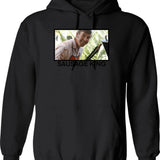 Karl Pilkington Homage Funny Hoodie - Sarcastic Humor Graphic Hoodie - Black