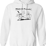 Keep It Twisted Hoodie - Retro Graphic Pullover Hoodie for Men & Women - White