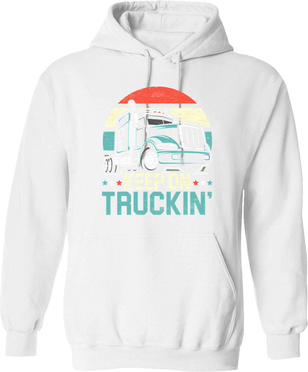 Keep On Possessin Hoodie - Retro Graphic Pullover Hoodie for Men & Women - White