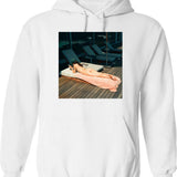 Kendall Homage Hoodie - Retro Graphic Pullover Hoodie for Men & Women - White