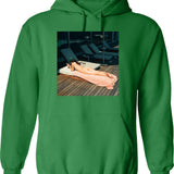 Kendall Homage Hoodie - Retro Graphic Pullover Hoodie for Men & Women - Green