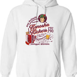 Kenny Powers Charros Team Hoodie - Retro Graphic Pullover Hoodie for Men & Women - White