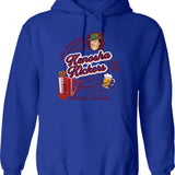 Kenny Powers Charros Team Hoodie - Retro Graphic Pullover Hoodie for Men & Women - Blue